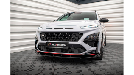 Splitter Hyundai Kona N Mk1 Przód Gloss Black v.2