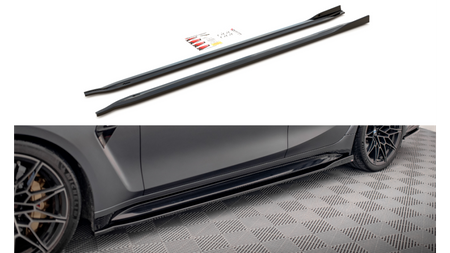 Diffuser BMW 3 G80 M-Pack Side Skirts v.2 Gloss Black