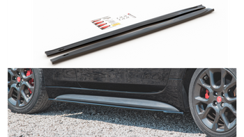 Diffuser Fiat 124 Spider Abarth Side Skirts Gloss Black