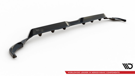 Splitter Toyota Yaris IV Rear Central with Diffuser v.2 Gloss Black