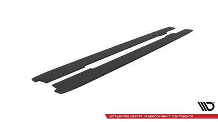 Diffuser Audi A5 8T Facelift Side Skirts Street Pro Black-Red