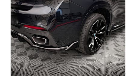 Splitter BMW X6 F16 M-Pack Rear Central with Diffuser Gloss Black