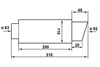 Tłumik Końcowy TurboWorks 90mm wejście 63,5mm Uszkodzony