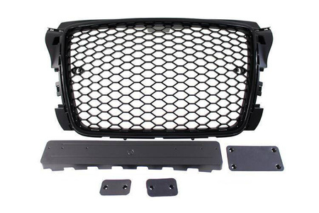 Grill Audi A3 8P Facelift RS-Style Bright Black PDC