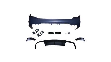 Zderzak Mercedes-Benz C S204 Tył z dyfuzorem