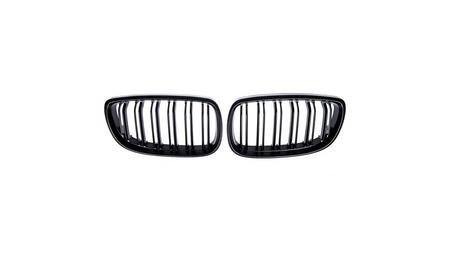 Grill BMW 3 E92 E93 podwójne żeberka Matt Black