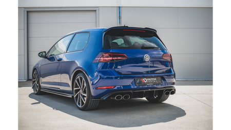 Diffuser Volkswagen Golf 7 Facelift R Rear Valance v.3 Gloss Black