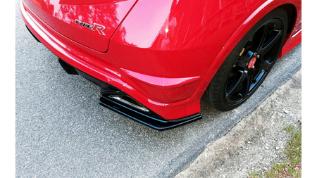 Splitter Honda Civic VIII Type-R Rear Side Gloss Black