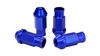 Wheel Lug Nuts Alu M12x1.5 50mm Blue