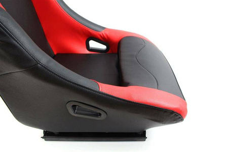 Racing seat MONZA RACE PLUS PVC Red