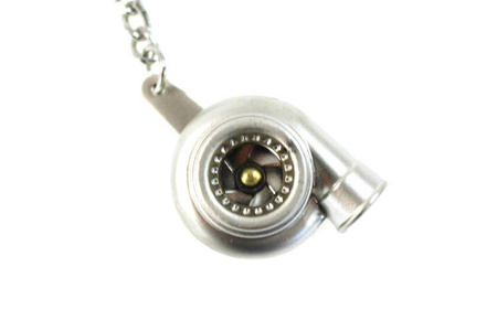 Keychain Turbocharger Silver