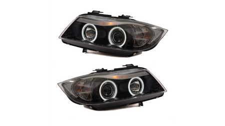 Lights BMW 3 E90 E91 Front CCFL Black