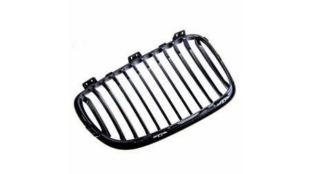 Grill BMW 1 E81 E82 E87 E88 Facelift Single Line Matt Black