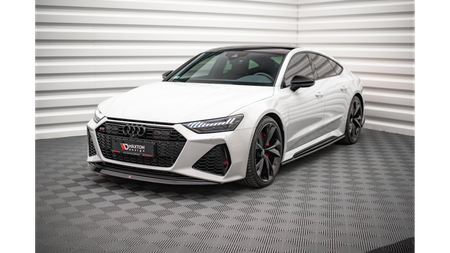 Splitter Audi RS6 RS7 C8 przód v.3 Gloss Black
