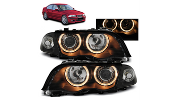 Lampy BMW 3 E46 Halogeny Black