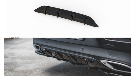 Diffuser Mercedes-Benz CLS C257 Rear Valance AMG-Line Gloss Black