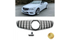Grill Mercedes-Benz E C207 A207 GT Chrome & Black USZKODZONY