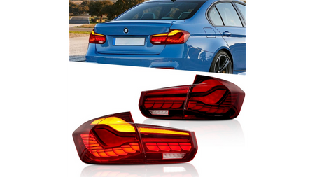 Lampy BMW 3 F30 F80 Tył Dynamic LED Red