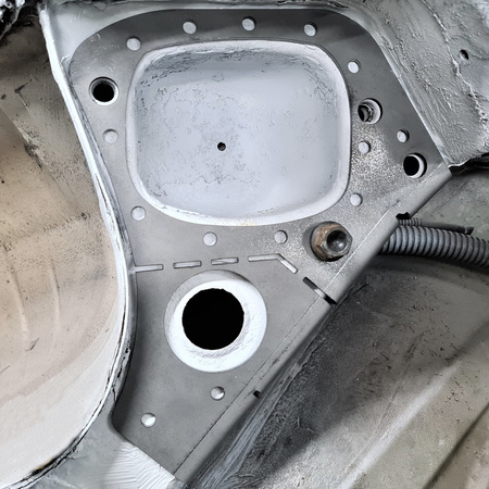 Reinforcement plate BMW 3 E46 Rear trailing arm mounts