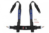 Racing seat belts 4p 3" Black - Pro Sport