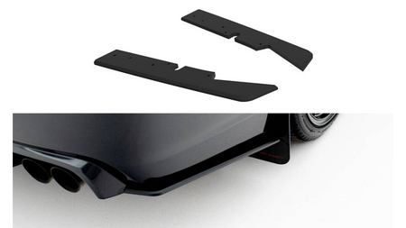 Splitter Subaru Impreza WRX STI Mk3 Rear Side Street Pro Facelift Black-Red