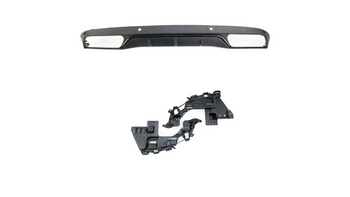 Diffuser Mercedes-Benz C W205 S205 Rear Black