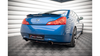Splitter Infiniti G37 Rear Central Gloss Black