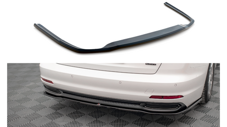 Splitter Audi A6 C8 Tył Środkowy Gloss Black