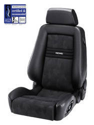Racing Seat Recaro Ergomed ES - SAB Clima Artista Black / Leather Black