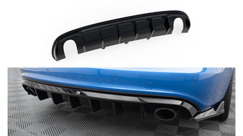 Diffuser Audi A4 S-Line B8 Rear Valance Version with single exhaust tips