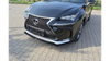 Splitter Lexus NX I F-Sport Front v.1 Gloss Black