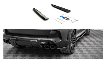 Splitter BMW X5 F95 M-Pack Tył Boczne Gloss Black