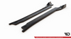 Diffuser Porsche 911 Carrera Aero Carrera GTS 992 Side Skirts v.2 Gloss Black