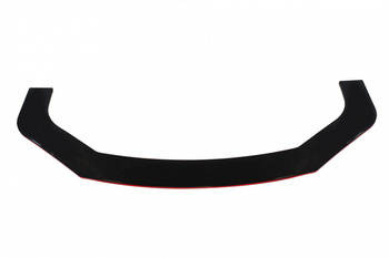 Uniwersalny splitter przedniego zderzaka gloss black