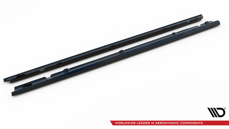 Diffuser Mercedes-Benz C43 C W205 Facelift Side Skirts Gloss Black