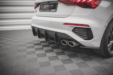 Street Pro Rear Diffuser Audi S3 Sportback 8Y - Black