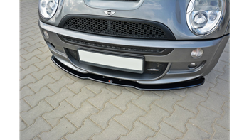 Splitter Mini R53 COOPER S JCW przód Gloss Black