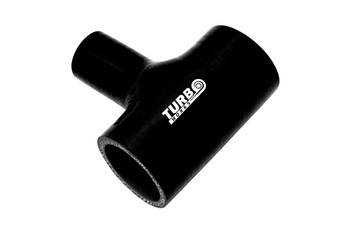 Connector T-Piece TurboWorks Black 77-25mm