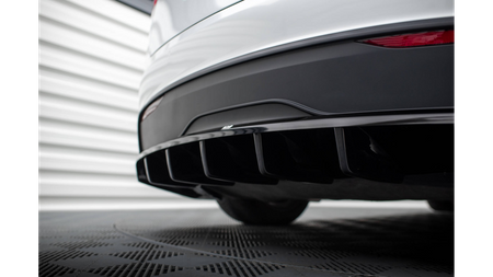 Splitter Tesla Model X Facelift Rear Central with Diffuser