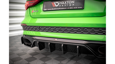 Diffuser Audi RS3 8Y Rear Valance Gloss Black