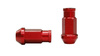 Wheel Lug Nuts Alu M12x1.5 50mm Red