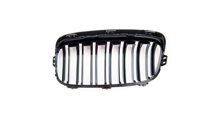 Grill BMW 2 F45 podwójne żeberka Gloss Black