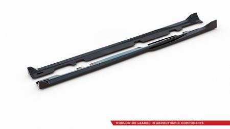 Diffuser Ford Fiesta VIII ST ST-Line Side Skirts v.4 Gloss Black