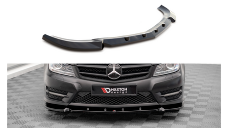 Splitter Mercedes-Benz C C204 W204 Facelift S204 Facelift przód v.1 Gloss Black