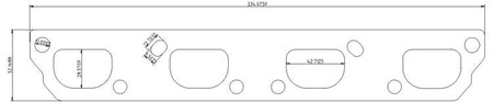 Exhaust flange Mini Cooper R50 R52