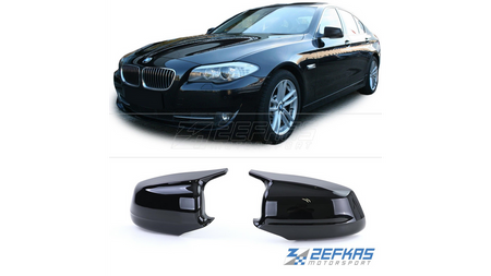 Mirror Cover Set BMW 5 F10 F11 F07 Gloss Black