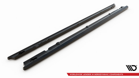 Diffuser Mercedes-Benz C43 C W205 Facelift Side Skirts Gloss Black