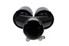 Exhaust Tip 101mmx2 enter 76mm Carbon Gloss Set