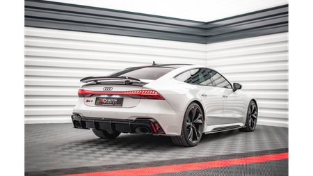 Dokładka Audi RS6 RS7 C8 Zderzak Tył Gloss Black