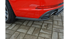 Splitter Audi A4 B9 S-Line Rear Gloss Black